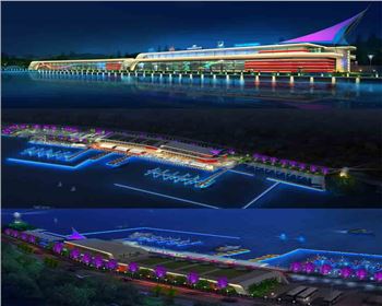 內蒙古2018 內蒙古 武漢軍運會帆船競賽基地亮化項目